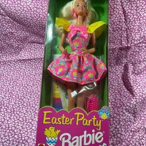 Barbie Easter Party Doll in Pink and Yellow